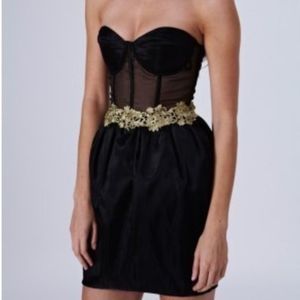 (Lady Gaga Oscars 2023 inspired) RareLondon Corset Dress UK size 8 US size 4